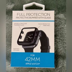 WITHit Full Protection Black Bumper with Glass Screen 42 MM